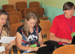 Оргдіяльнісна гра, мета якої розробити стратегії розвитку ,,Україна – 2050,, (Павло Богачик, студент факультету менеджменту)